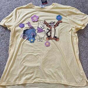 Disney Yellow T-Shirt with Winnie the Pooh and Friends